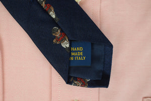 "Ralph Lauren Navy Polo Bear Italian Silk Tie" (New w/ RL Tag) (SOLD)
