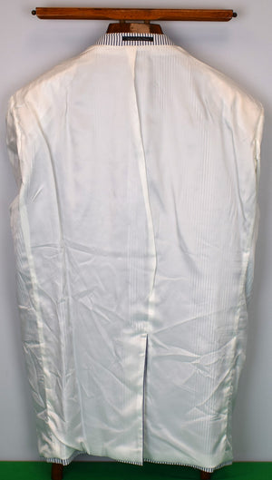 "J. Press Blue/ White Cotton Seersucker Sport Coat" Sz 48L (NWOT)