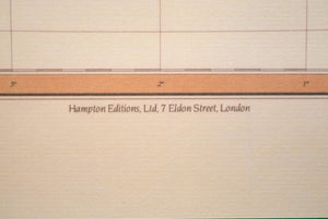 "Map Of The Foxhound Hunt's Of Great Britain Including Kennels" 1984