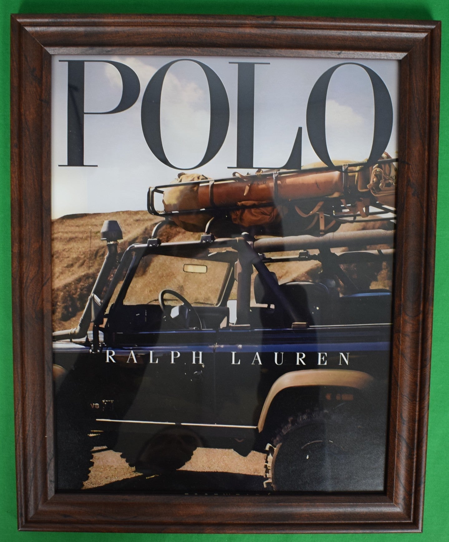 "Polo Ralph Lauren Framed Advert Sign" (SOLD)