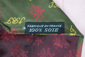 "Harry's New York Bar Paris Olive Silk Club Tie" (SOLD)
