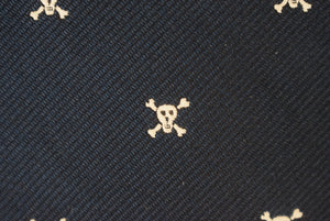 "Chipp x Skull & Bones Society Yale University Navy Club Tie"