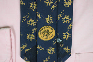 "Harry's New York Bar Paris Navy Silk Club Tie" (SOLD)