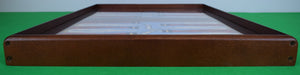 "Hand-Needlepoint Nautical Theme Backgammon Board" (SOLD)