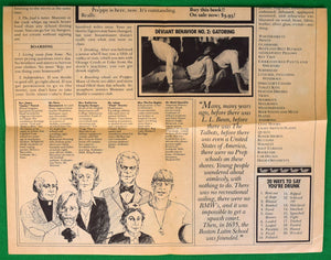 "The Official Preppy Newspaper" Fall 1980 (SOLD)