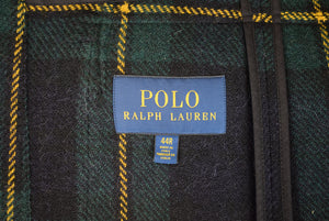 "Polo Ralph Lauren Dress Gordon Tartan Plaid Lambswool/ Alpaca Sport Coat Made in Italy" Sz 44R