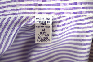 "Ralph Lauren Purple Label Bengal Stripe Poplin B/D Shirt" Sz M (SOLD)