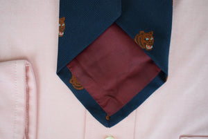 Chipp Bull & Bear Navy Poly Club Tie