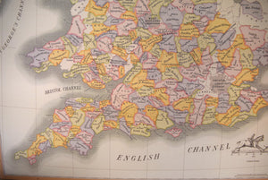 "Map Of The Foxhound Hunt's Of Great Britain Including Kennels" 1984