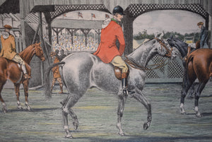 Edward King Lithograph "American Horse Show Scenes, Rochester"