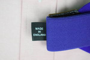 Albert Thurston Made In England Royal Purple Grosgrain Braces (New In Box)
