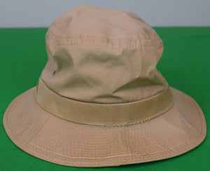 "Abercrombie & Fitch x Baltusrol Golf Club Tan Poplin Bucket Hat" (LNWOT)