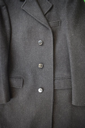 "The Andover Shop Charcoal Wool Chesterfield Overcoat" Sz 40 (NWOT)