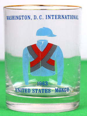 "Set x 9 Washington D.C. International 1961-1969 Jockey Old Fashioned Glasses"