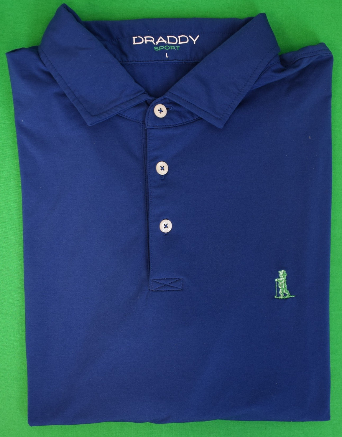 "The Links NYC Navy Blue L/S Sport/ Golf Shirt" Sz L (LNWOT)