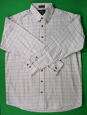 Viyella Cotton/ Wool Multi Tattersall BD Sport Shirt Sz L/G (New)