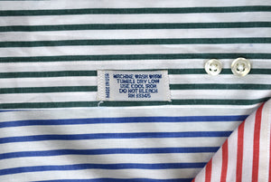 "Brooks Brothers Multi Stripe S/S Fun Shirt" Sz L