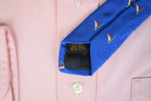 J. Press Royal Blue Yacht Club Flag Tie