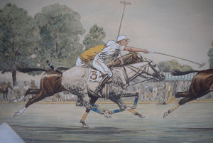 The Derrydale Press American Polo Scenes "Down The Field" 1930 By Paul Brown