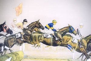 "The Water Jump In The Grand National Of 1931 At Aintree" by Paul Brown