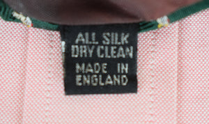 James Purdey & Sons Green English Silk w/ Duck Hunter Club Print Tie