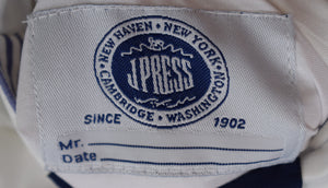 "J. Press Blue/ White Cotton Seersucker Sport Coat" Sz 48L (NWOT)