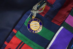 "Rowing Blazers Tie Patchwork Jacket" Sz 44R (NWT & RB Garment Bag)