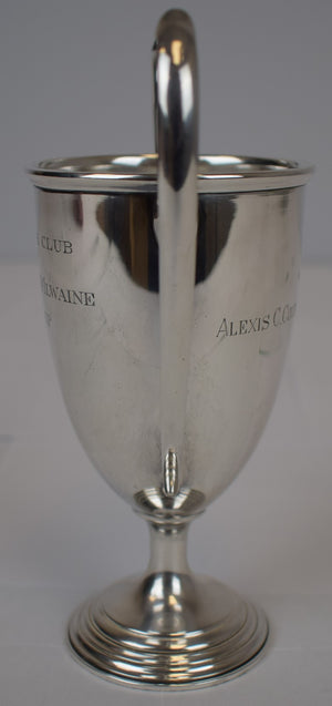 "Piping Rock Club 1941 Sterling Silver Golf Trophy"