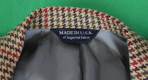 "The Andover Shop District Check Scottish Olive Tweed c1998 Sport Coat" Sz 39R