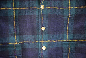 "Polo Ralph Lauren Dress Gordon Tartan Plaid Lambswool/ Alpaca Sport Coat Made in Italy" Sz 44R