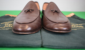 Belgian Brown Calf Loafers Model Henri Sz 12M (w/ Shoe Bags)