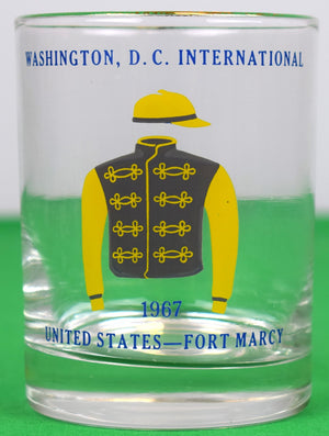 "Set x 9 Washington D.C. International 1961-1969 Jockey Old Fashioned Glasses"