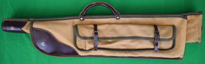 "Abercrombie & Fitch Canvas Leather Rifle Take Down Gun Soft Case"