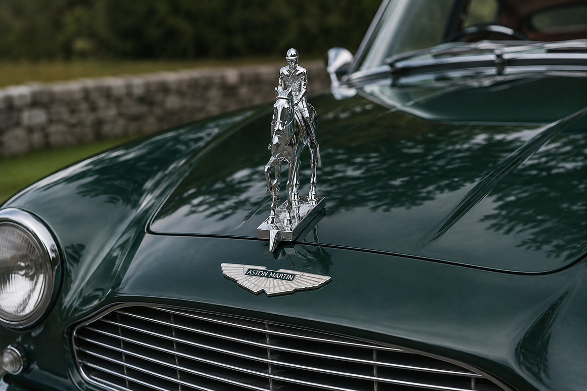 "Lejeune Chrome Plated Gentleman Fox-Hunter Car Mascot" (New/ Old Stock!)