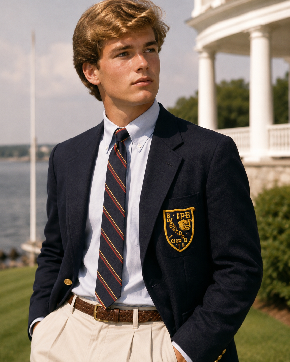 PB Bulldog Club/ Palm Beach Day Academy Blazer Badge