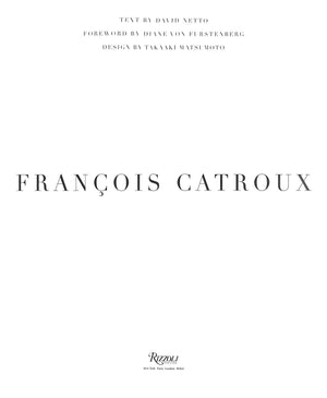 "Francois Catroux" 2016 NETTO, David [text by]