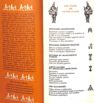 "Guide De Paris Mysterieux" 1966 Les Guides Noirs