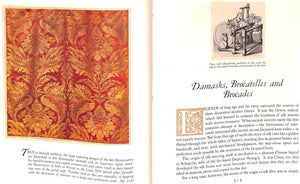 "The Development Of Various Decorative And Upholstery Fabrics" 1924