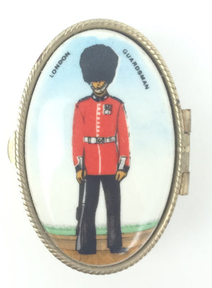London Guardsman Oval Pill Box
