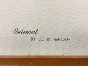 "Belmont Park Steeplechase" 1953 by John Groth