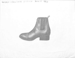 Smoky Mountains Zipper Boot Graphite Drawing