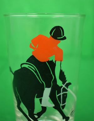 "Polo Player Highball Glass" (SOLD)