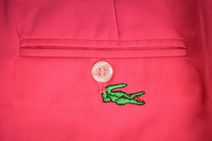 O'Connell's Hot Pink Chino Trousers w/ Embroidered Green Alligators Sz: 40 (NWOT) (SOLD)