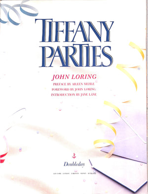 "Tiffany Parties" 1989 LORING, John