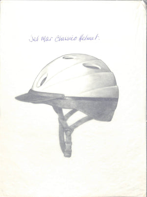 Del Mar Classico Helmet Graphite Drawing
