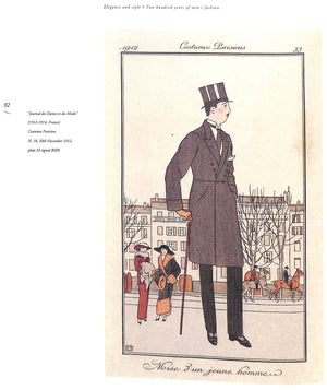 "Elegance And Style: Two Hundred Years Of Men's Fashions" 1992 de BUZZACCARINI, Vittoria (SOLD)