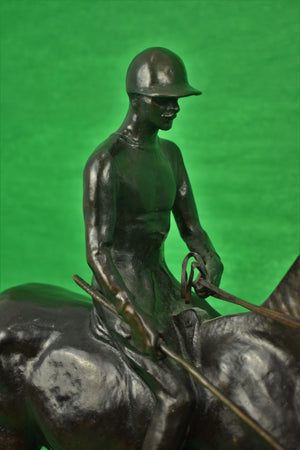Charles Cary Rumsey (1879-1922) Bronze Polo Player (SOLD)