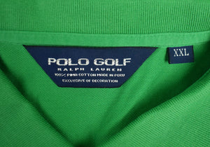 Rolling Rock Club x Ralph Lauren Polo Golf Green Polo Shirt" Sz: XXL