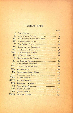 "Through Space to Mars: Or The Longest Journey On Record" 1910 ROCKWOOD, Roy