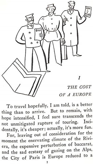 "Password to Paris: Advice For The Thrifty" ACHESON, Edward